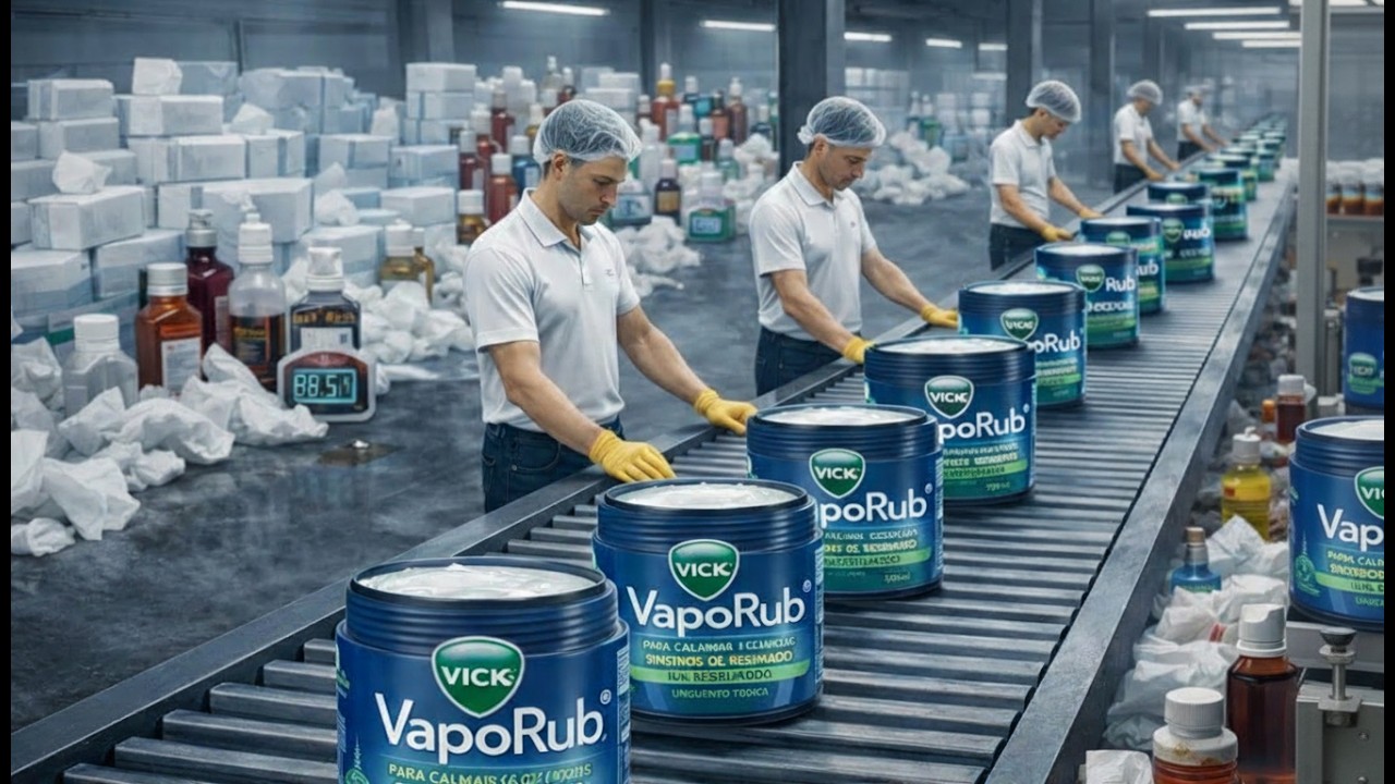 como e produzido o vick vaporub ? O processo que poucos ja viram.