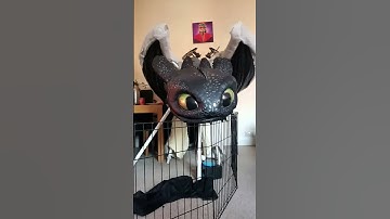 That time that I made Toothless! 🐉#howtotrainyourdragon  #toothless