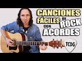 Estas Son Las 10 Canciones De Rock Más Fáciles Con ACORDES En Guitarra Acústica
