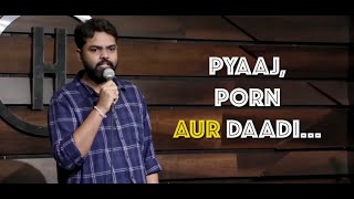 प्याज Porn aur Daadi I Standup Comedy by Aakash Comic - YouTube