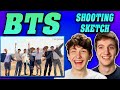 BTS - 'Permission to Dance' MV Shooting Sketch REACTION!!