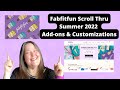 Fabfitfun Scroll Thru Add-ons and Customization Summer 2022
