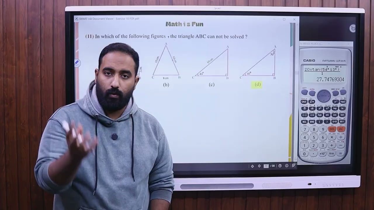 Moasser Exercise (10) II Trigonometry II Secondary (1) (Part two) ''2026'' II Hussam Mwafy