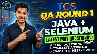 The Exact Java Selenium Questions TCS is Asking This Month! Don’t Fail Interview! Watch This First