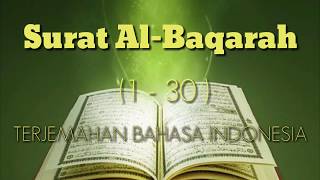 Surat Al-Baqarah ayat ( 1 - 30 ) Latin & Terjemahan Bahasa Indonesia