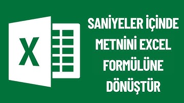 SANİYELER İÇİNDE İSTEDİĞİN İŞLEMİN EXCEL FORMÜLÜNÜ AL! - YAPAY ZEKA İLE EXCEL FORMÜLÜ OLUŞTUR