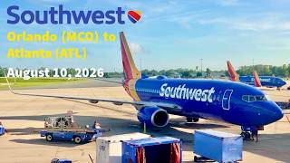 Southwest Airlines Orlando to Atlanta August 10 2026