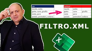 EM175 Funzione FILTRO.XML insieme a SOSTITUISCI  di Excel e perché è cosi importante questa funzione