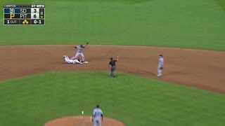 SD@PIT: Harrison safe at second, call confirmed Net Worth