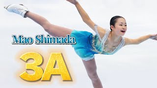 Mao Shimada 3A (島田麻央 トリプルアクセル集)