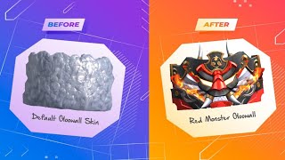 Free Fire Glitch File Default Gloowall to Red Monster Gloowall - FF Skin Tools Max screenshot 3