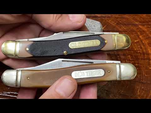Old VS New Schrade 858 Lumberjack Stockman Knife