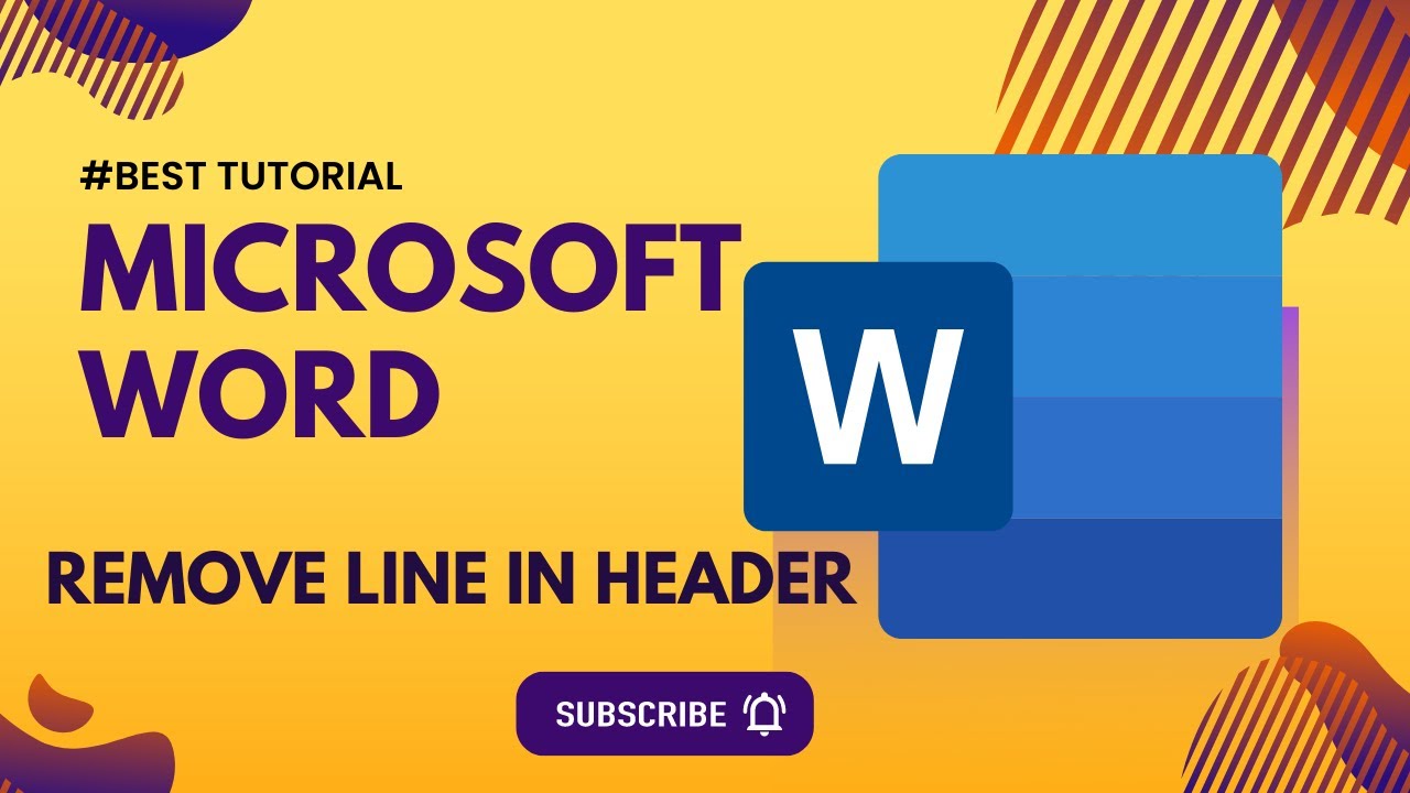 How To Remove Line In Header MSWord Complete Tutorial 2022 YouTube How To Remove Line In Header MSWord Complete Tutorial 2022 YouTube