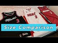Swingman Jerseys - Size Comparison of Different Brands (Adidas, Nike, Reebok, Mitchell & Ness)