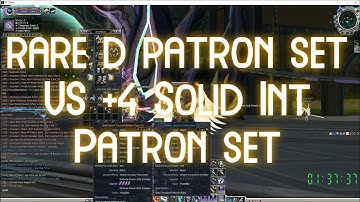 Rare D Patron CR Set VS +4 Solid Intense Patron CR Set - RF Online PlayPark Desolation