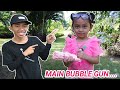 PONAKAN ARIK PENGEN MAIN BUBBLE GUN😱 ! ARIK MARAH | Mikael Family