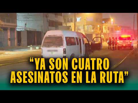 Asesinato a chofer de transporte se suma a 1639 homicidios