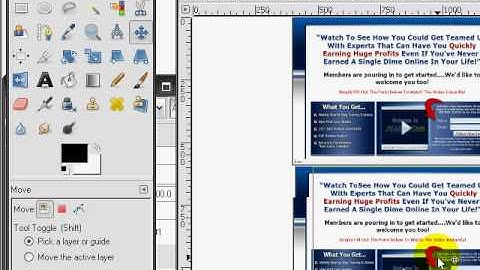 Creating Web 2.0 Style Shadows and Reflections in Gimp