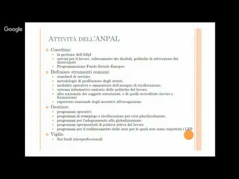 Incontro informativo ANPAL