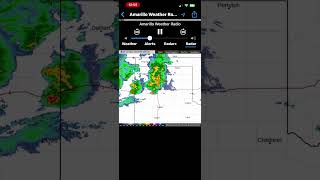 NOAA weather radio severe thunderstorm warning on Wxk38 Eas431 ￼