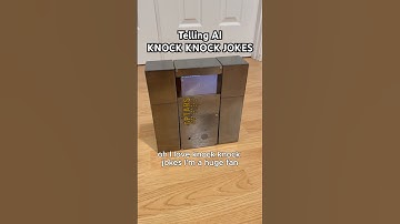 Telling AI some Knock Knock Jokes #shorts #ai #chatgpt