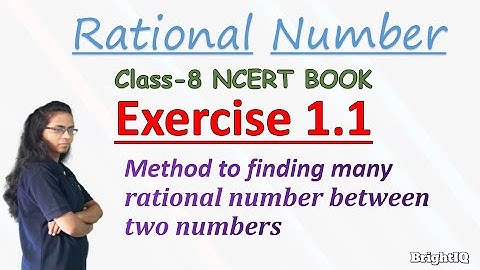 Rational  number between two numbers |Class 8 Maths| #brightiqclass8and9