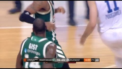 James Gist highlights (Panathinaikos Buducnost: 87-67)