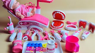 14 Minutes Satisfying with Unboxing Pink Doctor Set, Baby Shark Doctor Playset| Toys Reviews
