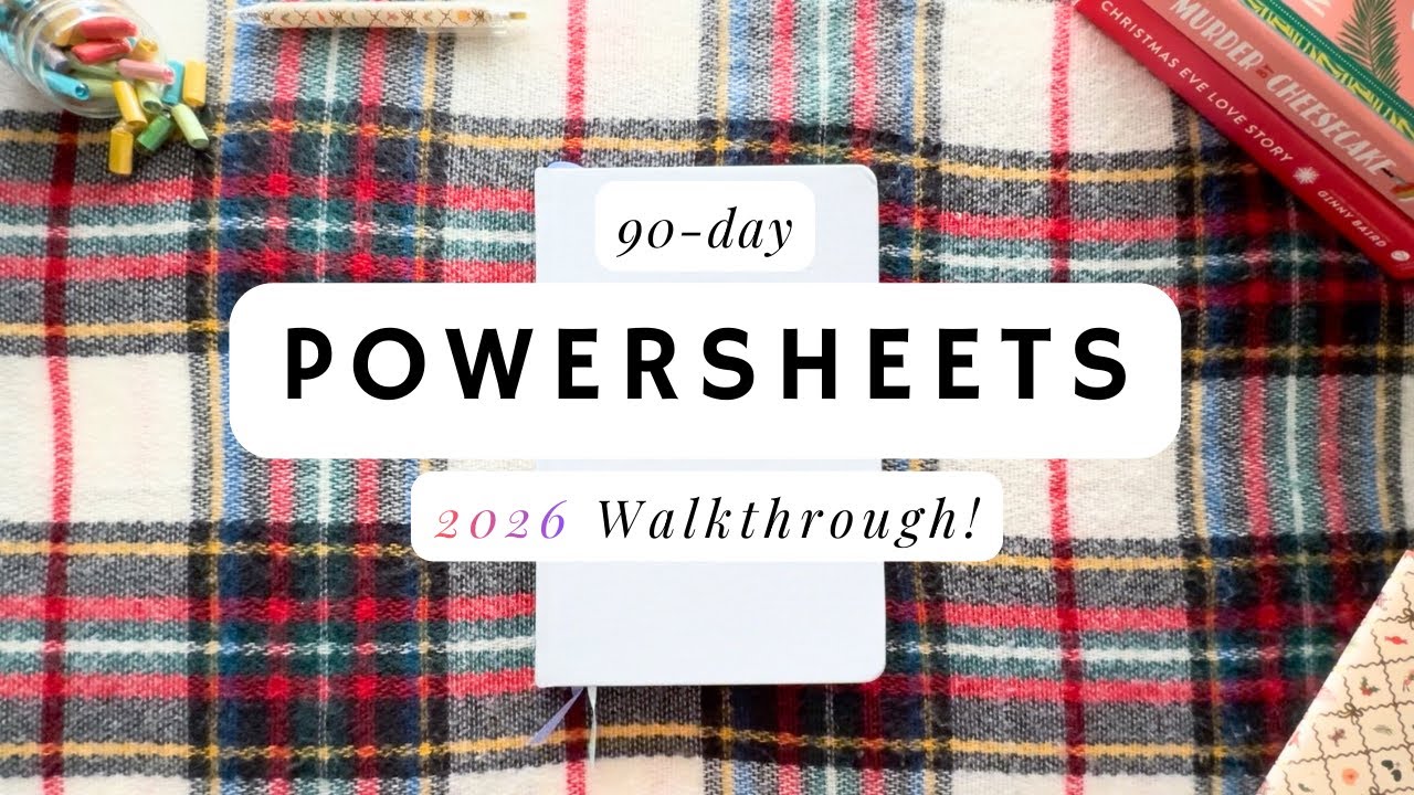 Quick 2026 90-Day PowerSheets Walkthrough