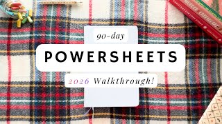Quick 2026 90-Day PowerSheets Walkthrough