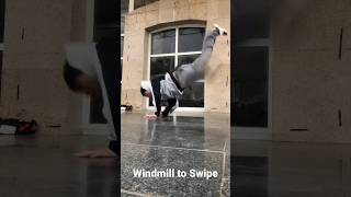 How to Windmill to Swipe - Breaking tutorial - hướng dẫn cơ bản Breaking #bboy #breakdance #shorts