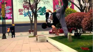BBOY EAGLE IN 西安 LIFE 2015 fliperoflavatv power moves south korea