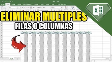 Como seleccionar y eliminar varias filas o columnas al mismo tiempo en Excel Nivel Básico
