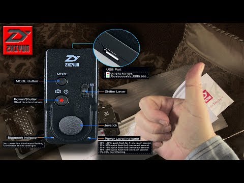 Zhiyun Wireless Remote Control ZW-B02 Overview and 1st Test