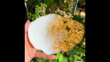 DIY Resin Geode Coasters