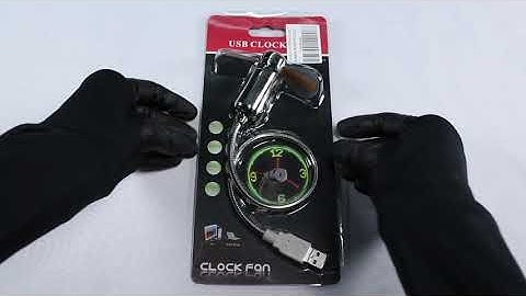 ONXE USB led clock Fan Unboxing