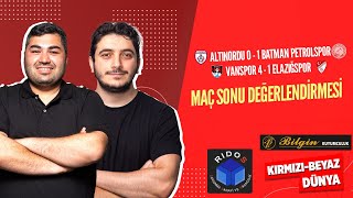 Vanspor 4-1 Elazığspor | Altınordu 0-1 Batman Petrolspor | Play-Off  3. Tur Değerlendirmesi
