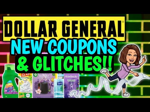 🤑NEW GLITCHES & COUPONS!🤑DOLLAR GENERAL COUPONING THIS WEEK 5/14-5/20🤑EASY COUPONING🤑