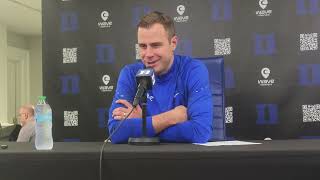 Duke’s Jon Scheyer on Duke win over Belmont full presser