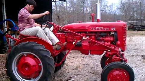 1956 IH Farmall 100 Tractor Demonstration