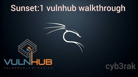 sunset vulnhub walkthrough
