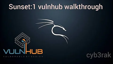 sunset vulnhub walkthrough