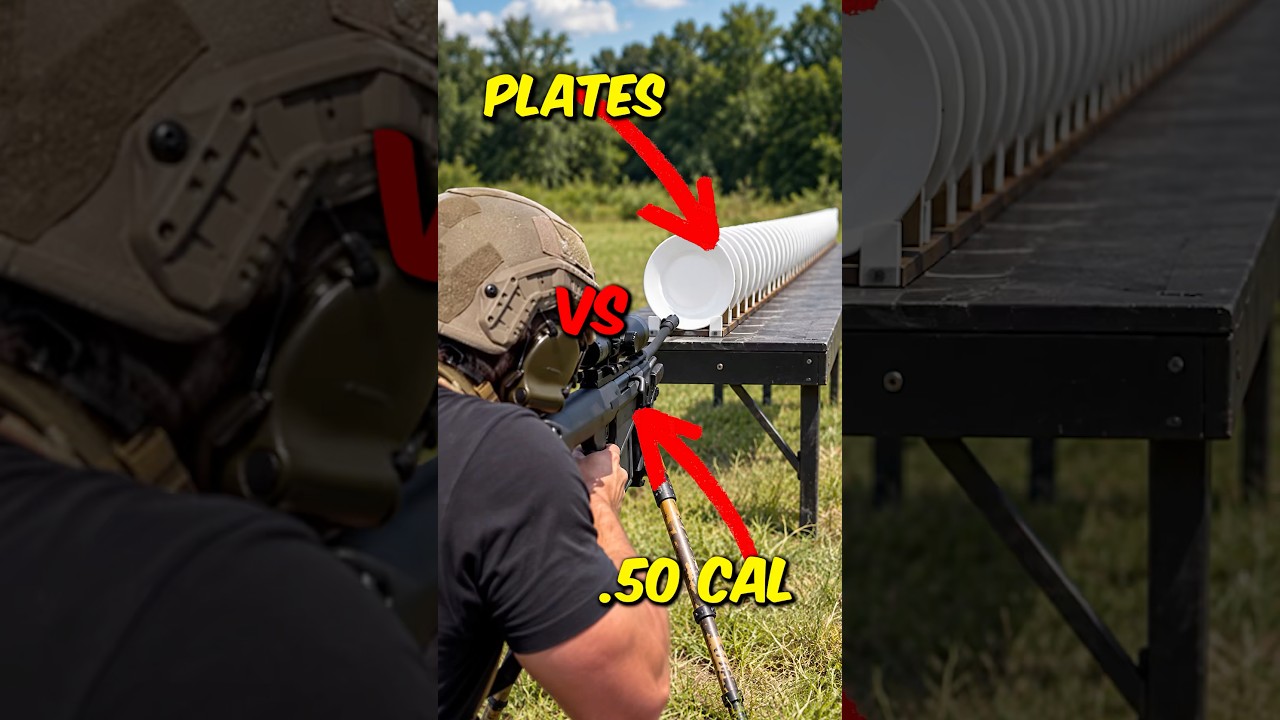 How Many Plates Does It Take To Stop .50 Cal Sniper Rifle Bullet