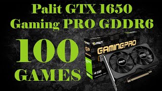 Большой игровой обзор Palit GTX 1650 Gaming PRO GDDR6 в 100 играх, в 2022 году!