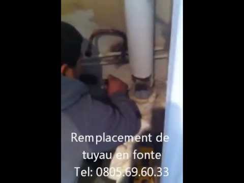 Remplacement De Tuyau En Fonte 01 83 62 92 98 Depannage Plombier