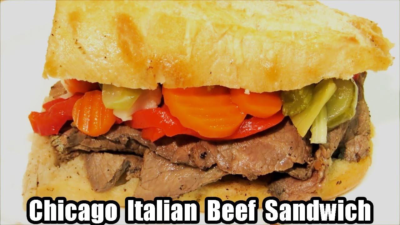 Chicago Style Italian Beef Sandwich (Made by a Home Cook)