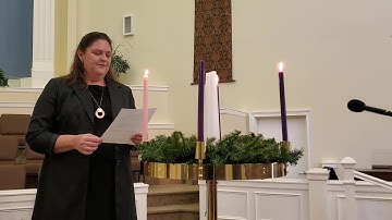 Advent Wreath Lighting - 4th Sunday - Kristy Engel