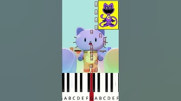 build a Catnap! @ssielstudio Piano Tutorial by @Peeanotes