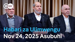 Download Lagu DW Kiswahili Habari za Ulimwengu | Podcast | Leo Asubuhi| Novemba 24, 2025 | Swahili Habari MP3