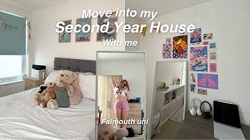 Move into my second year uni house with me (Falmouth Uni) | Annika Koster